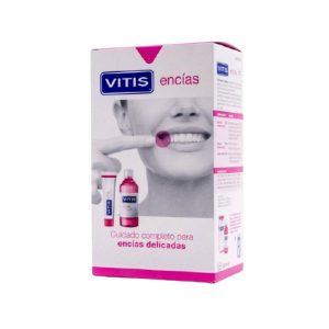 VITIS  Pack Encías delicadas colutorio 500mL + pasta 100 mL